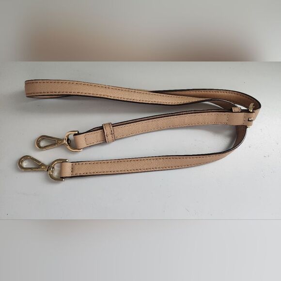 Michael Kors Handbags - Michael Kors Tan Adjustable Bag Strap with Gold Hardware